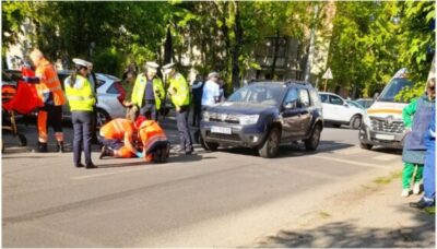 Accident pe DN 17! Trei pietoni loviți, traficul restricționat pe un singur sens!