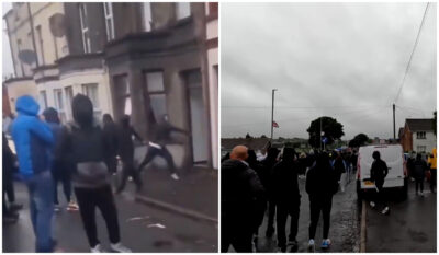 Proteste violente în Irlanda de Nord după acuzaţii de viol cu români implicaţi! Case incendiate şi poliţişti răniţi!