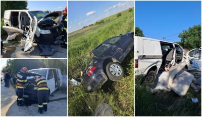 Tragedie în Suceava! Nouă minori răniţi în două accidente rutiere produse la câteva minute distanţă!
