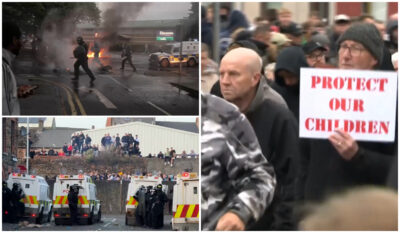 Alertă în Irlanda de Nord! Românii fug după zile de violențe și atacuri rasiste în Ballymena!