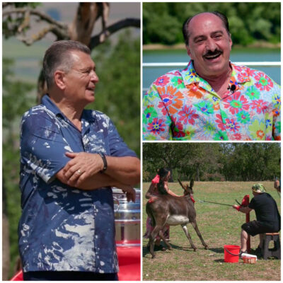 Șoc în „Poftiți pe la noi”! Vedetele au muls măgărițe în proba inedită! Cine a câștigat ziua de relaxare?