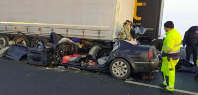 Tragedie pe DN 22! TIR ucrainean implicat într-un accident mortal în Tulcea! Trafic blocat complet!