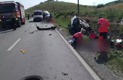 Tragedie pe centura Florești–Cluj! Doi morți după un accident cumplit în care mașina a lovit un cap de pod!