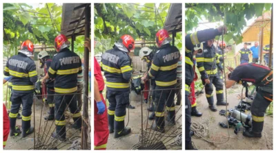 Femeie de 73 de ani salvată dintr-o fântână adâncă de 13 metri în ultima clipă!