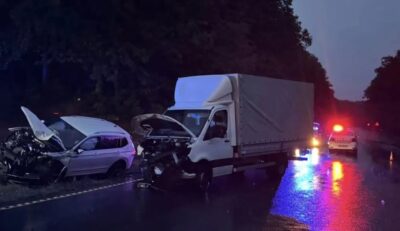 Accident grav în Târgu Jiu: Microbuz zburător, șase răniți și anchetă în curs