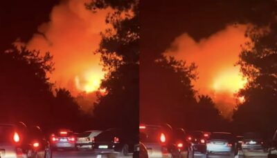 Momente de panică în Grecia! Incendiu puternic în zona preferată de turiștii români!