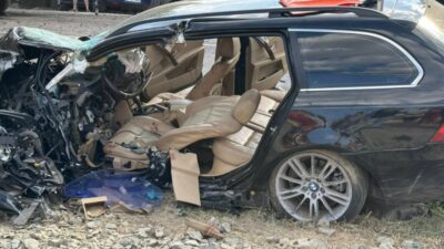 Accident înfiorător la Murfatlar! Patru persoane grav rănite, traficul blocat complet!