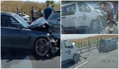 Accident în lanț pe A2 lângă Cernavodă: cinci mașini implicate, victimă gravă