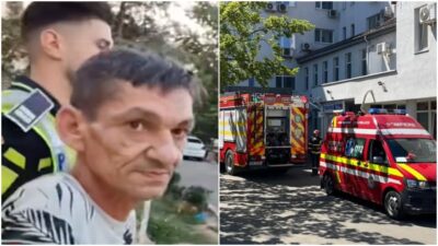 Bărbat beat fură ambulanță din Giurgiu și provoacă urmărire spectaculoasă până în Teleorman