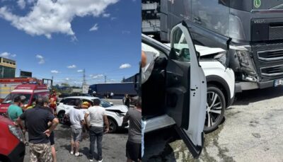 Accident grav la ieșirea din Pitești spre A1: Trafic blocat, intervenție ISU