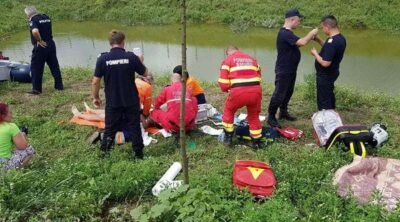 Intervenție de urgență în Argeș: Copil de 15 ani în stare gravă după înecare în eleșteu