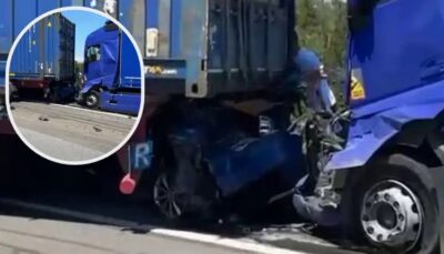 Accident grav pe DN21 în Ialomița! TIR versus mașină, victimă încarcerată și trafic blocat