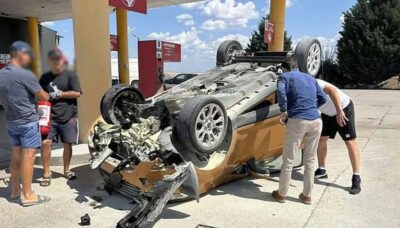 Intervenția rapidă a angajaților benzinăriei și apelul automat la 112