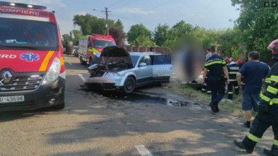 Tragedie pe șosea în Botoșani! Patru victime după un accident provocat de o șoferiță care gonea cu 130 km/h!