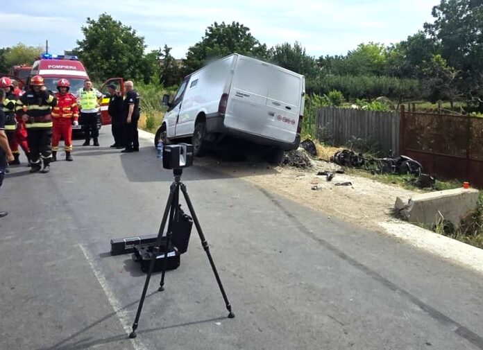 Accident moped
