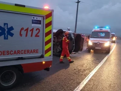 Accident mortal pe DN2 E85 în Vrancea: Un tânăr și un bătrân decedați