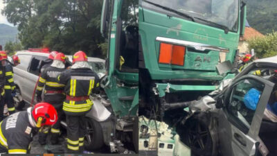 Tragedie pe DN 7 în Vâlcea! Britanic decedat după un accident între dubă și autocamion!