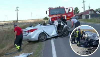 Tragedie pe DN54A în Olt: Un mort și doi răniți în accident grav rutier