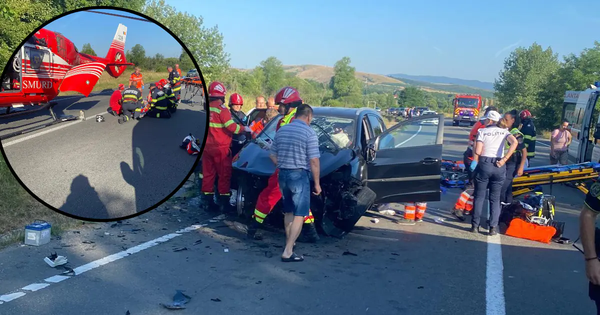 accident auto smurd elicopter