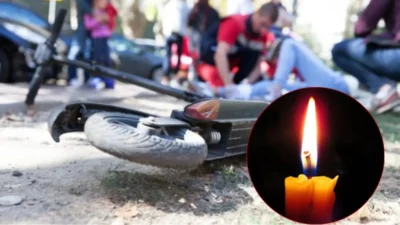Tragedie în Buzău! Adolescent de 14 ani a murit după un accident între trotinetă electrică și motocicletă!