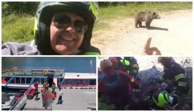Tragedie pe Transfăgărășan! Motociclist italian ucis de urs lângă lacul Vidraru
