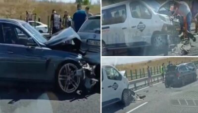 Carambol cu trei mașini pe Autostrada Soarelui A2: Trafic paralizat și recomandări de siguranță