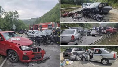 Accident grav cu șofer drogat în Bulgaria: 10 răniți, inclusiv doi copii români