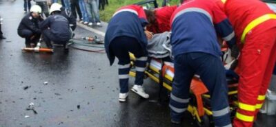 Accident grav în Teleorman: Pieton rănit după depășire periculoasă la Smârdioasa