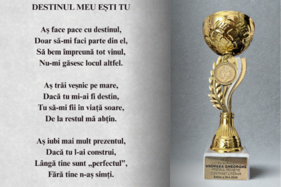 De la schițe de peisaj la pagini de poezie. Povestea Andreei Gheorghe, studenta care și-a descoperit vocea interioară