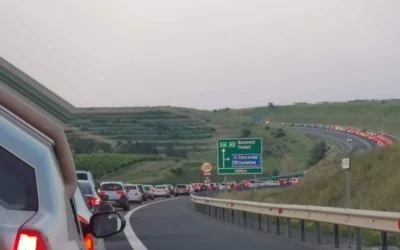 Accident cu 4 mașini pe Autostrada A2, trafic restricționat temporar la Saligny