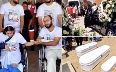 Tragedie în Spania: Familia românilor își conduce cei trei copii la înmormântare