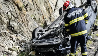 ȘOC pe Transfăgărășan! Doi bărbați răniți grav după un accident teribil – Imagini de coșmar!