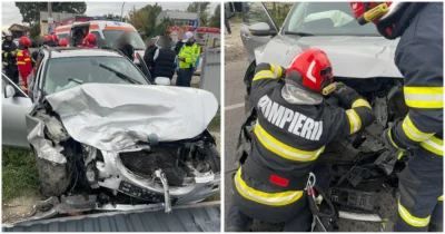 Tragedie la Pitești! Mașină aruncată în gard, trei victime – Vezi cum s-a petrecut accidentul șocant!