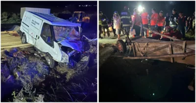 Tragedie rutieră cumplită!  Doi bărbați și-au pierdut viața, iar trei persoane sunt grav rănite – printre victime, o tânără însărcinată!
