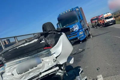 Șoc pe A3! Trei bărbați grav răniți într-un accident cumplit – detalii cutremurătoare!