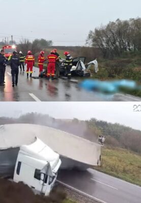 ragedie la Drăgușeni! Membru AUR, printre victimele strivite de TIR — s-a aflat cine sunt cei doi. Prima reacție a partidului