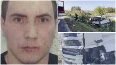 Destin crunt pentru un român de 33 de ani în Italia. Mașina în care se afla a fost făcută sandviș între două TIR-uri