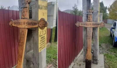 ȘOC în Neamț! Bărbatul care a furat crucea mamei soției ca să se răzbune a fost prins fără permis!