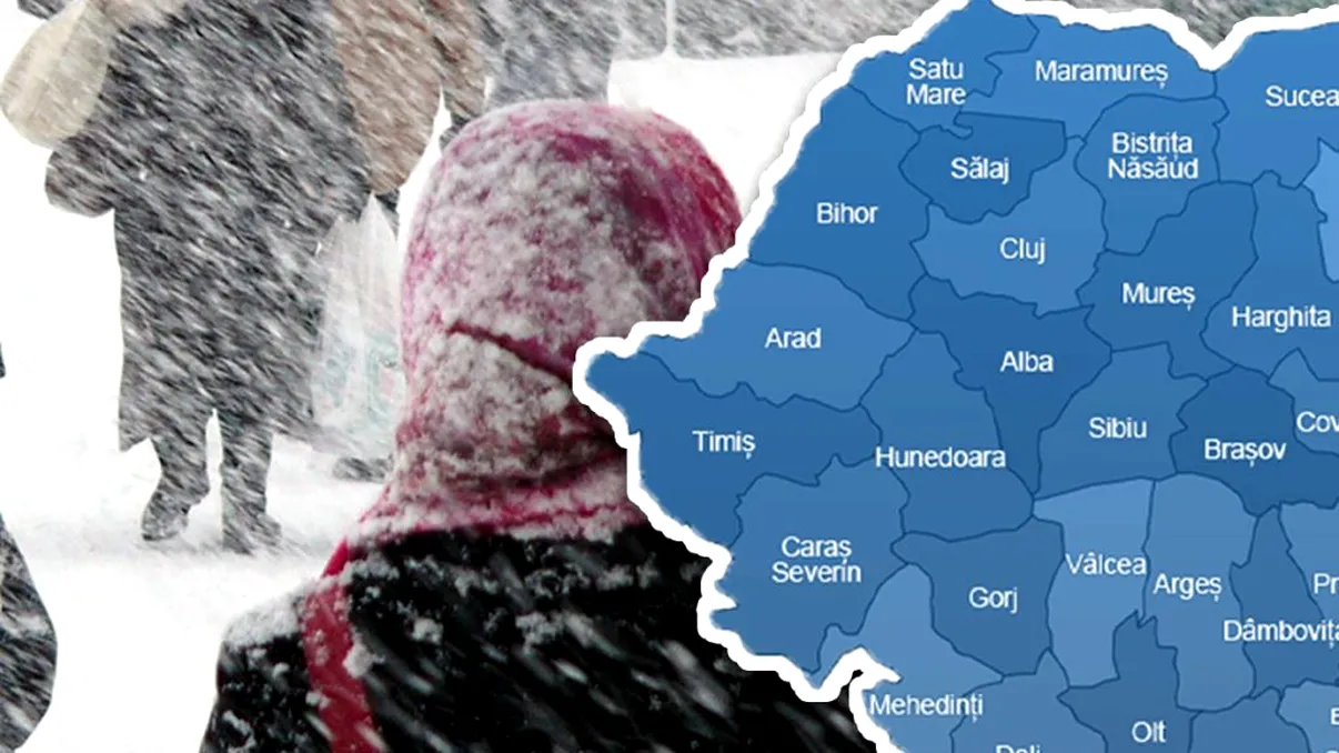 O noua avertizare meteo Zonele din Romania unde ANM anunta ninsori puternice ger si lapovita 1024x683 1 2