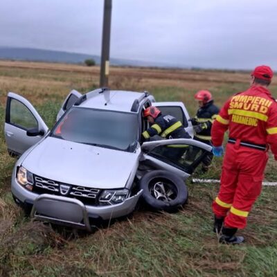 O primăriță din România, la un pas de moarte! Ce s-a întâmplat pe șoseaua udă este șocant