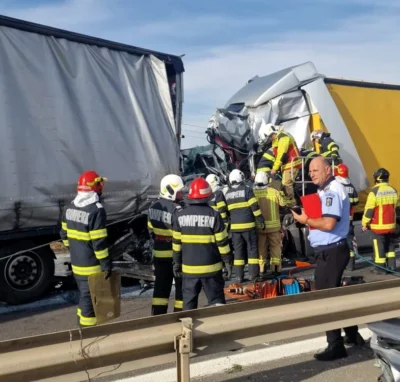 ȘOC pe Autostrada București-Pitești! Trafic BLOCAT complet după un ACCIDENT URIAȘ!