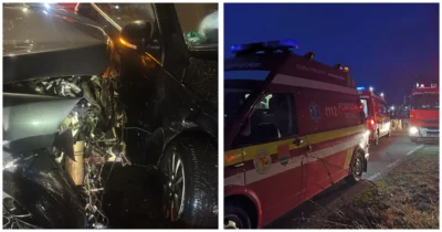 ȘOC în Pitești! Accident cumplit pe Tudor Vladimirescu – două persoane grav rănite și mașini făcute zob!