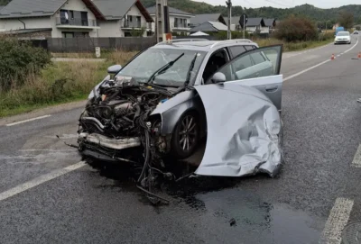 ȘOCANT! Accident frontal cumplit la Cluj – Două victime grav rănite, detalii terifiante!
