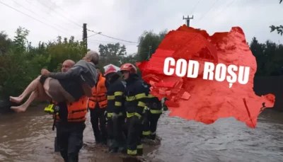 Furia ciclonului Barbara lovește România! Cod Roșu de ultim moment: se închid școlile în București și în mai multe județe