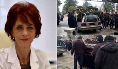 Durere copleșitoare la înmormântarea Flaviei Groșan. Mii de suflete au plâns despărțirea