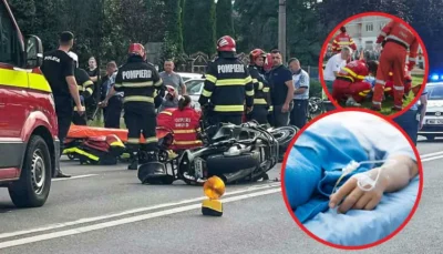 S-A AFLAT ADEVĂRUL! Cine este omul de afaceri din Pitești implicat în ACCIDENTUL de la Rompetrol? Aruncat de pe motor, a scăpat ca prin MINUNE și este plin de răni!