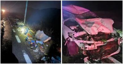 Cumplit! Patru copii și un adult – grav răniți! Căruță spulberată