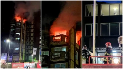 incendiu azil batrani morti pompieri bloc