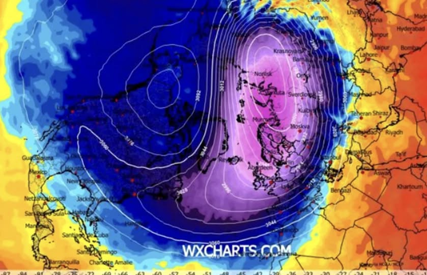 vortexul polar se destabilizeaza