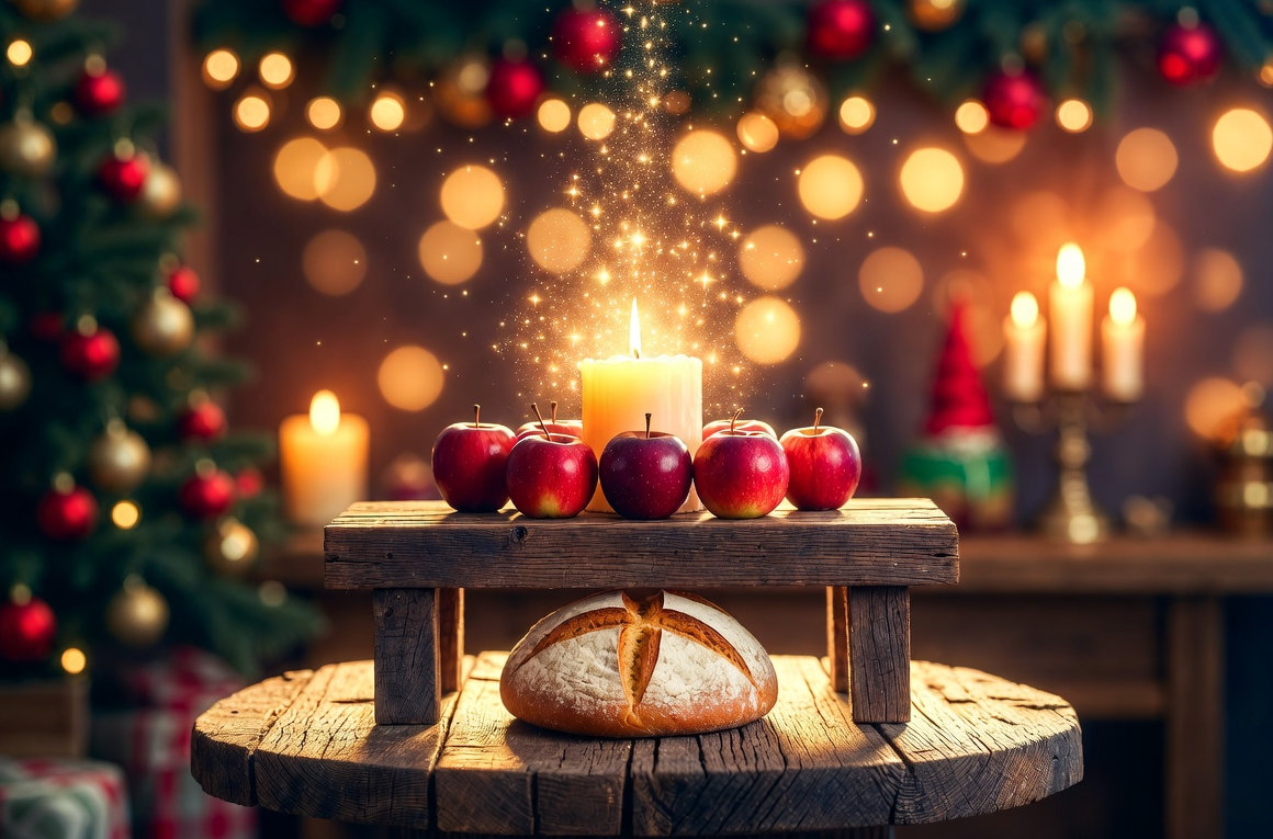 De ce trebuie sa pui paine sub masa si sa mananci mere in Ajunul Craciunului